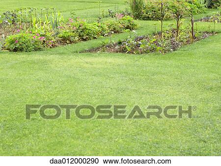 Ornamental garden View Large Photo Image Stock Image - Ornamental garden. Fotosearch