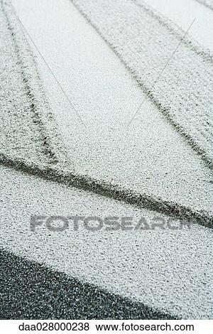 Patterns in gravel, close-up View Large Photo Image Stock Photo - Patterns in gravel, close-up. Fotosearch