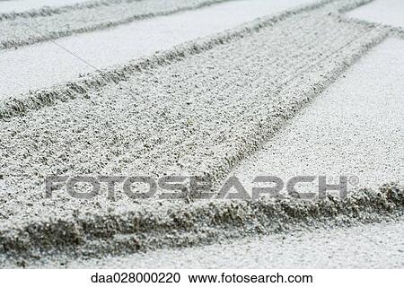 Patterns raked in gravel, close-up View Large Photo Image Stock Image - Patterns raked in gravel, close-up. Fotosearch