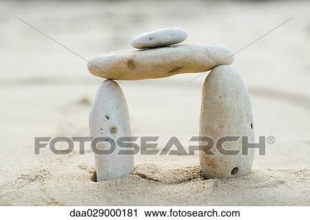 Pebbles stacked at the beach, close-up View Large Photo Image Stock Image - Pebbles stacked at the beach, close-up. Fotosearch