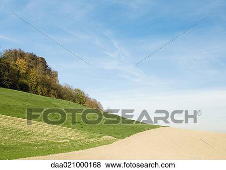 Plowed and planted fields View Large Photo Image Stock Photo - Plowed and planted fields. Fotosearch