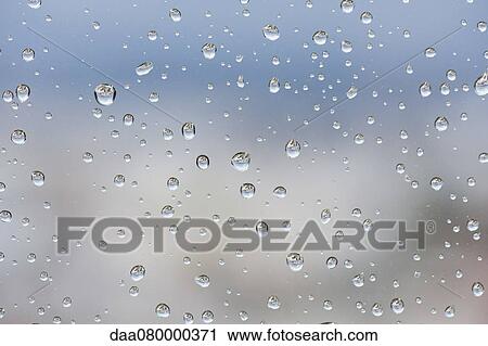 Raindrops on window, close-up View Large Photo Image Stock Image - Raindrops on window, close-up. Fotosearch