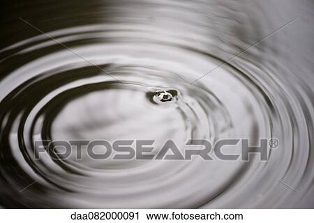 Stock Image - Ripples on water surface. Fotosearch