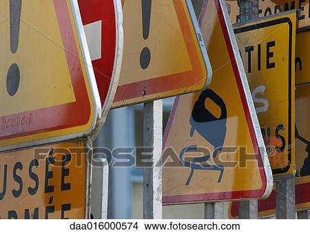 Picture - Road signs. Fotosearch
