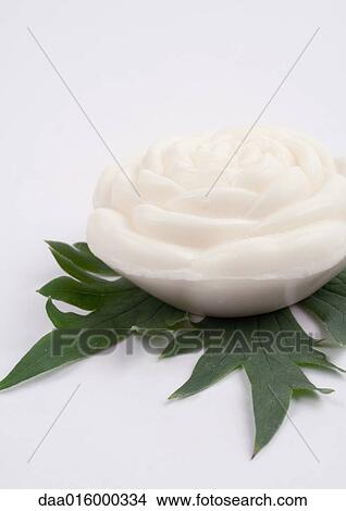 Picture - Rose-shaped soap. Fotosearch