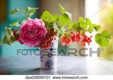Stock Image - Simple bouquet of flowers. Fotosearch