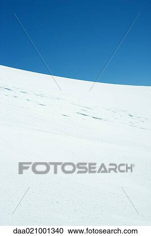Stock Image - Snowy slope. Fotosearch