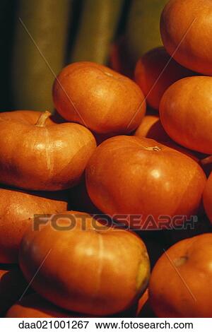 Stack of pumpkins View Large Photo Image Stock Photo - Stack of pumpkins. Fotosearch