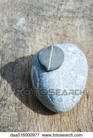 Stock Photo - Stacked pebbles. Fotosearch
