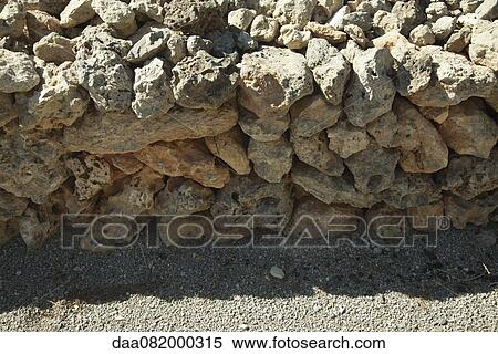 Stock Photography - Stone wall. Fotosearch