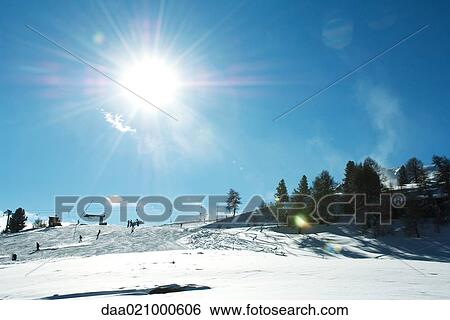 Stock Photograph - Switzerland, ski slope. Fotosearch