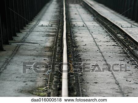 Train rails View Large Photo Image Stock Photo - Train rails. Fotosearch