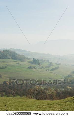 Tranquil rural scene View Large Photo Image Stock Photo - Tranquil rural scene. Fotosearch
