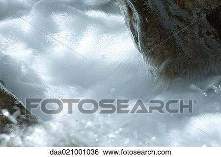 Water running, abstract view, full frame View Large Photo Image Stock Photograph - Water running, abstract view, full frame. Fotosearch