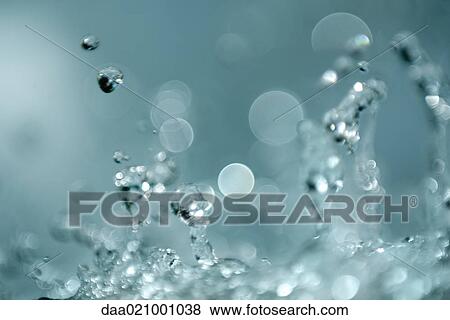 Stock Photo - Water splashing, close-up. Fotosearch