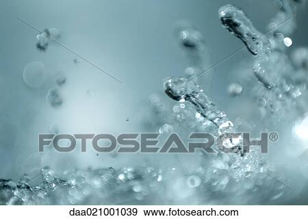 Water splashing, close-up View Large Photo Image Stock Photo - Water splashing, close-up. Fotosearch