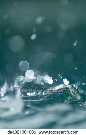 Stock Photography - Water splashing, extreme close-up. Fotosearch