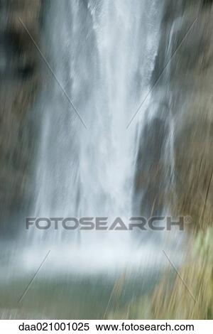 Waterfall, blur View Large Photo Image Stock Photography - Waterfall, blur. Fotosearch