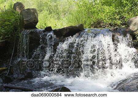 Waterfall View Large Photo Image Picture - Waterfall. Fotosearch