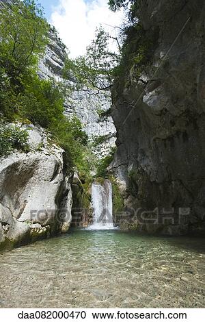 Stock Image - Waterfall. Fotosearch