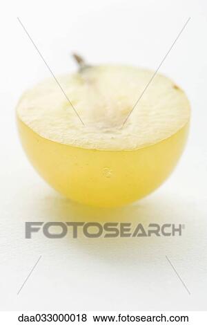 White grape, cross section, close-up View Large Photo Image Stock Photo - White grape, cross section, close-up. Fotosearch