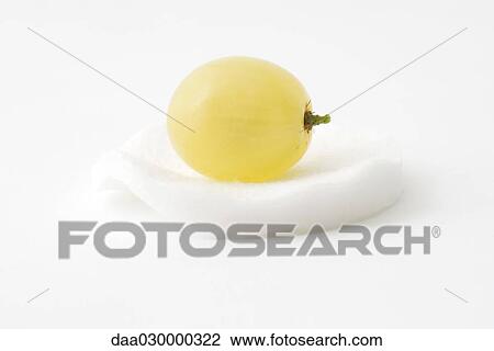 White grape on cotton cosmetic pad, close-up View Large Photo Image Stock Image - White grape on cotton cosmetic pad, close-up. Fotosearch