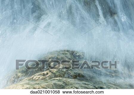 Stock Photo - White water. Fotosearch