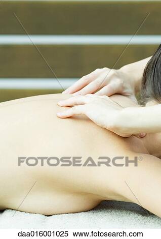 Woman having massage View Large Photo Image Stock Photography - Woman having massage. Fotosearch