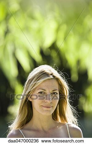 Stock Photograph - Woman, portrait. Fotosearch