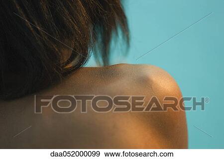 Woman's bare shoulder View Large Photo Image Stock Photo - Woman's bare shoulder. Fotosearch
