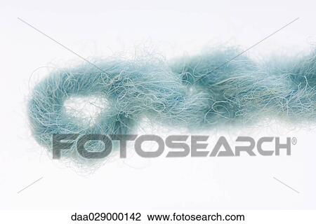 Stock Image - Wool yarn, close-up. Fotosearch