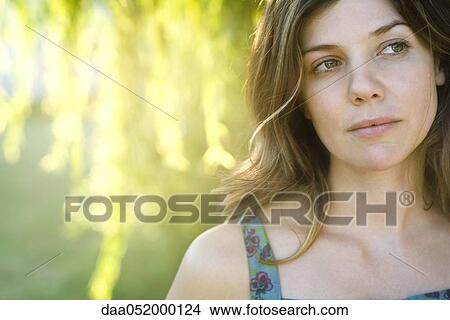 Picture - Young woman, portrait. Fotosearch