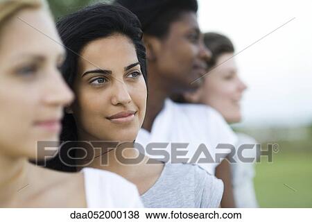 Stock Photo - Young woman, portrait. Fotosearch