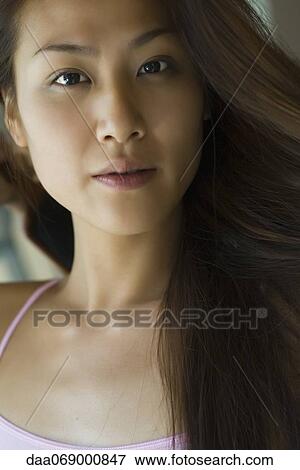 Young woman, portrait View Large Photo Image Stock Photo - Young woman, portrait. Fotosearch