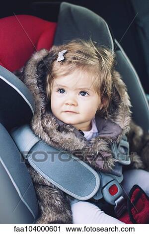 Baby in car seat View Large Photo Image Stock Image - Baby in car seat. Fotosearch