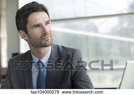 Stock Photo - Business executive, portrait. Fotosearch