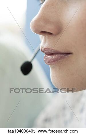 Stock Photography - Call center operators deliver customer service. Fotosearch