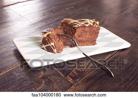 Chocolate mousse dessert View Large Photo Image Stock Image - Chocolate mousse dessert. Fotosearch