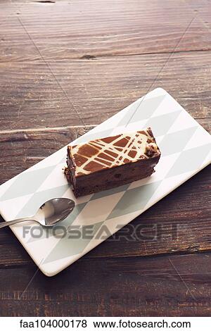 Stock Photo - Chocolate mousse dessert. Fotosearch