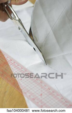 Cutting fabric, cropped View Large Photo Image Stock Image - Cutting fabric, cropped. Fotosearch