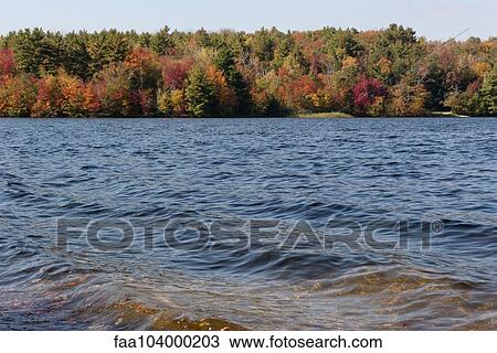 Gentle waves on lake in autumn View Large Photo Image Stock Image - Gentle waves on lake in autumn. Fotosearch
