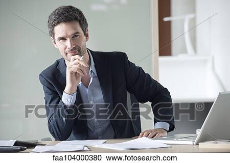 Stock Image - Lawyer, portrait. Fotosearch