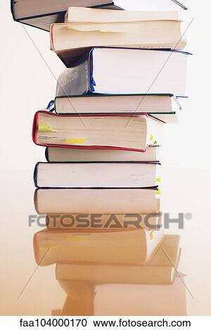 Stock Image - Stack of books. Fotosearch