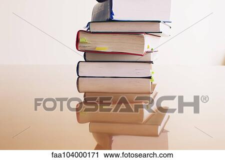 Stacked textbooks View Large Photo Image Stock Image - Stacked textbooks. Fotosearch