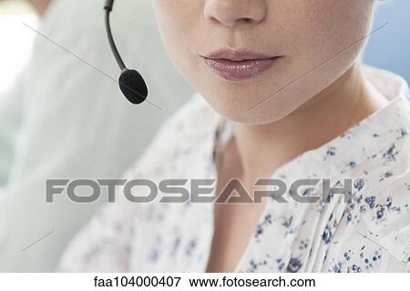 Telemarketer View Large Photo Image Stock Photo - Telemarketer. Fotosearch