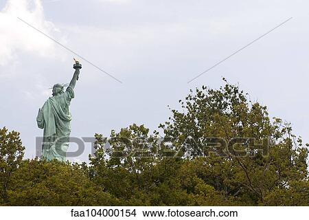 USA, New York, New York City, Statue of Liberty, rear view View Large Photo Image Picture - USA, New York, New York City, Statue of Liberty, rear view. Fotosearch