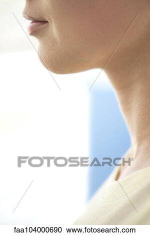 Stock Image - Woman's face, close-up. Fotosearch