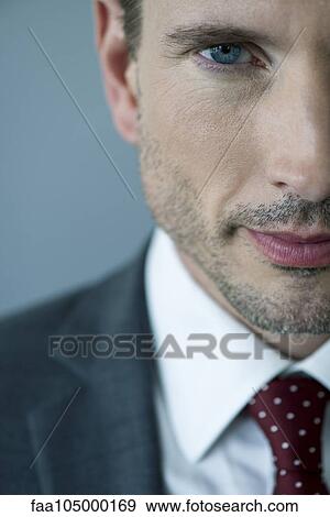 Businessman, close-up portrait View Large Photo Image Stock Photo - Businessman, close-up portrait. Fotosearch