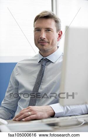 Stock Photograph - Businessman, portrait. Fotosearch