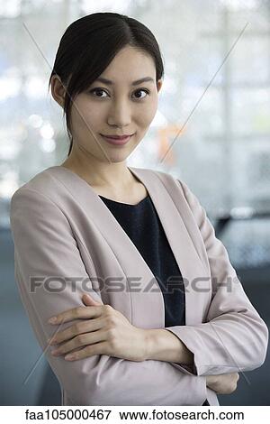Stock Photo - Businesswoman, portrait. Fotosearch